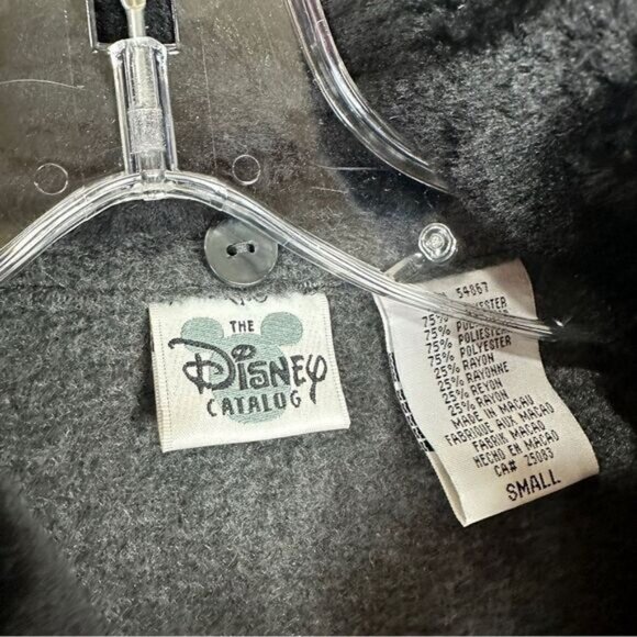 Disney Catalog 101 Dalmatians Dog Fur Coat Jacket Small Vintage RARE - Picture 5 of 6